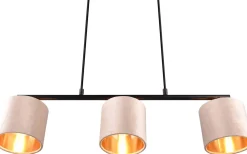 Avlånga Taklampor < Trio Lighting Julieta hänge 3-st E14 beige