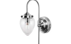 Badrumslampor Vägg < Globen Lighting Juni Vägglampa Antikstål/Klar IP44