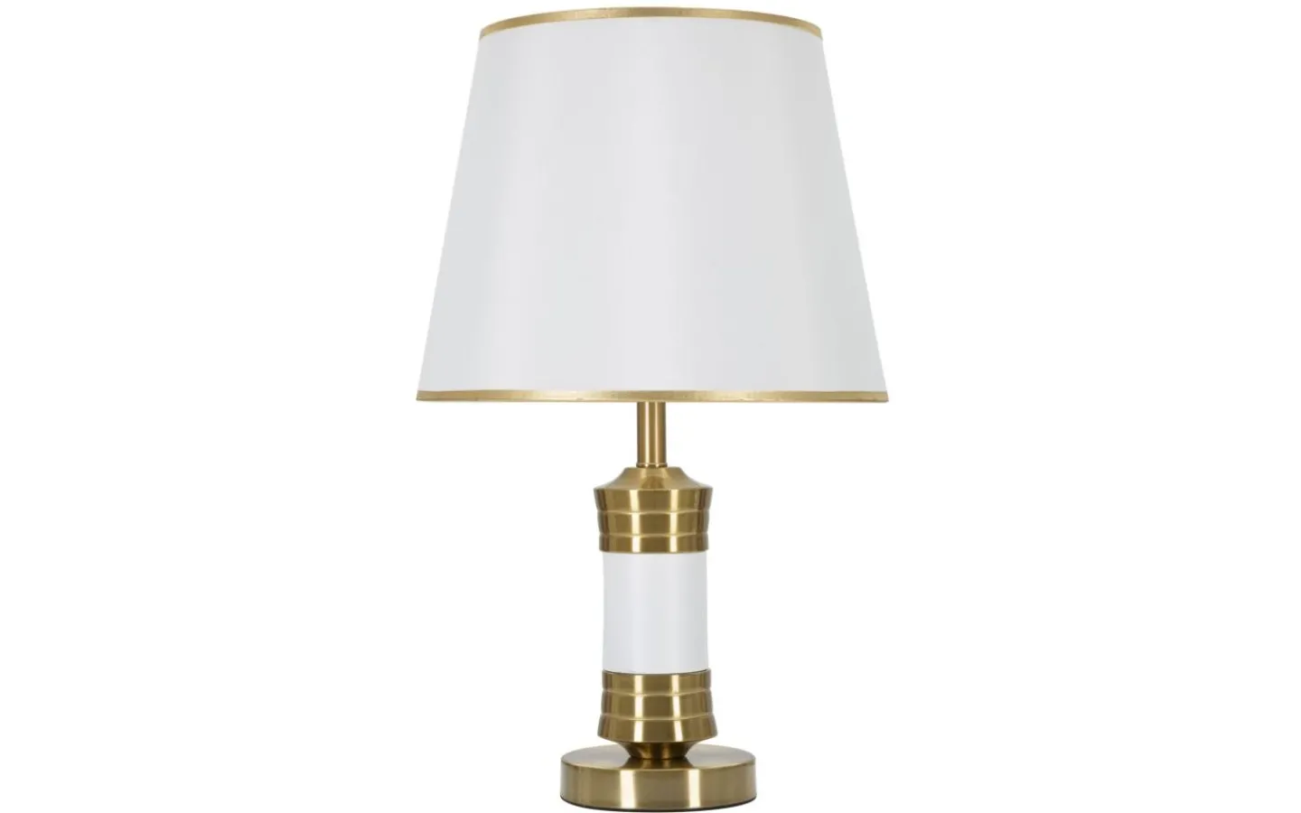 Bordslampor < Mauro Ferretti Jupiter Bordslampa 52cm Vit/Guld
