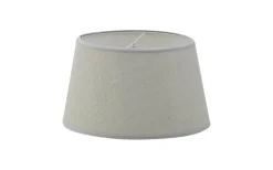 Enfärgade Runda Lampskärmar < Hallbergs Jute Lampskärm Ø36cm Vit