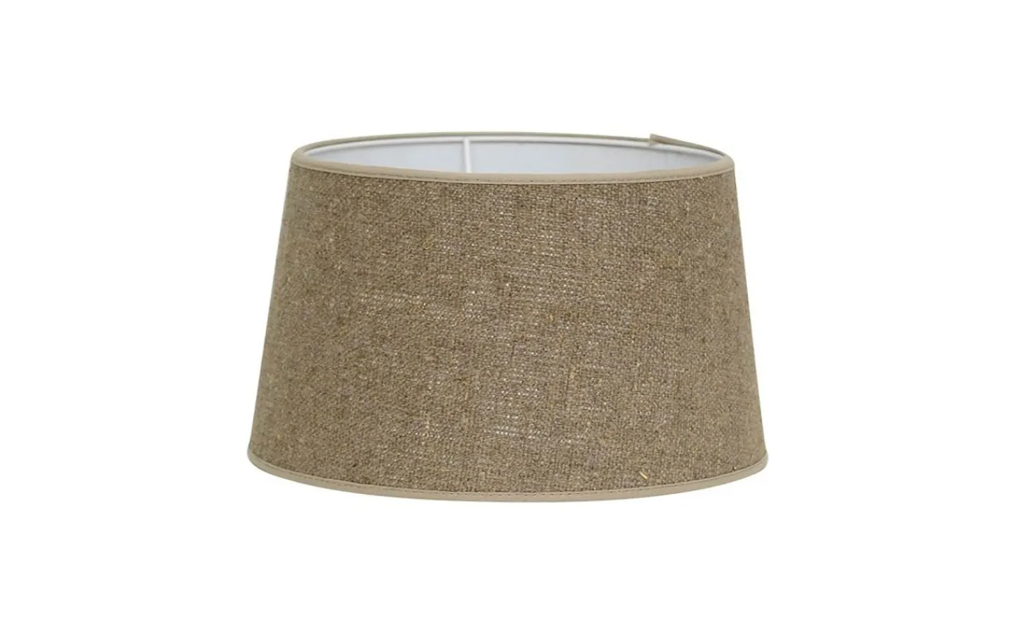 Ovala Lampskärmar-Hallbergs Jute Lampskärm Oval 30cm Natur