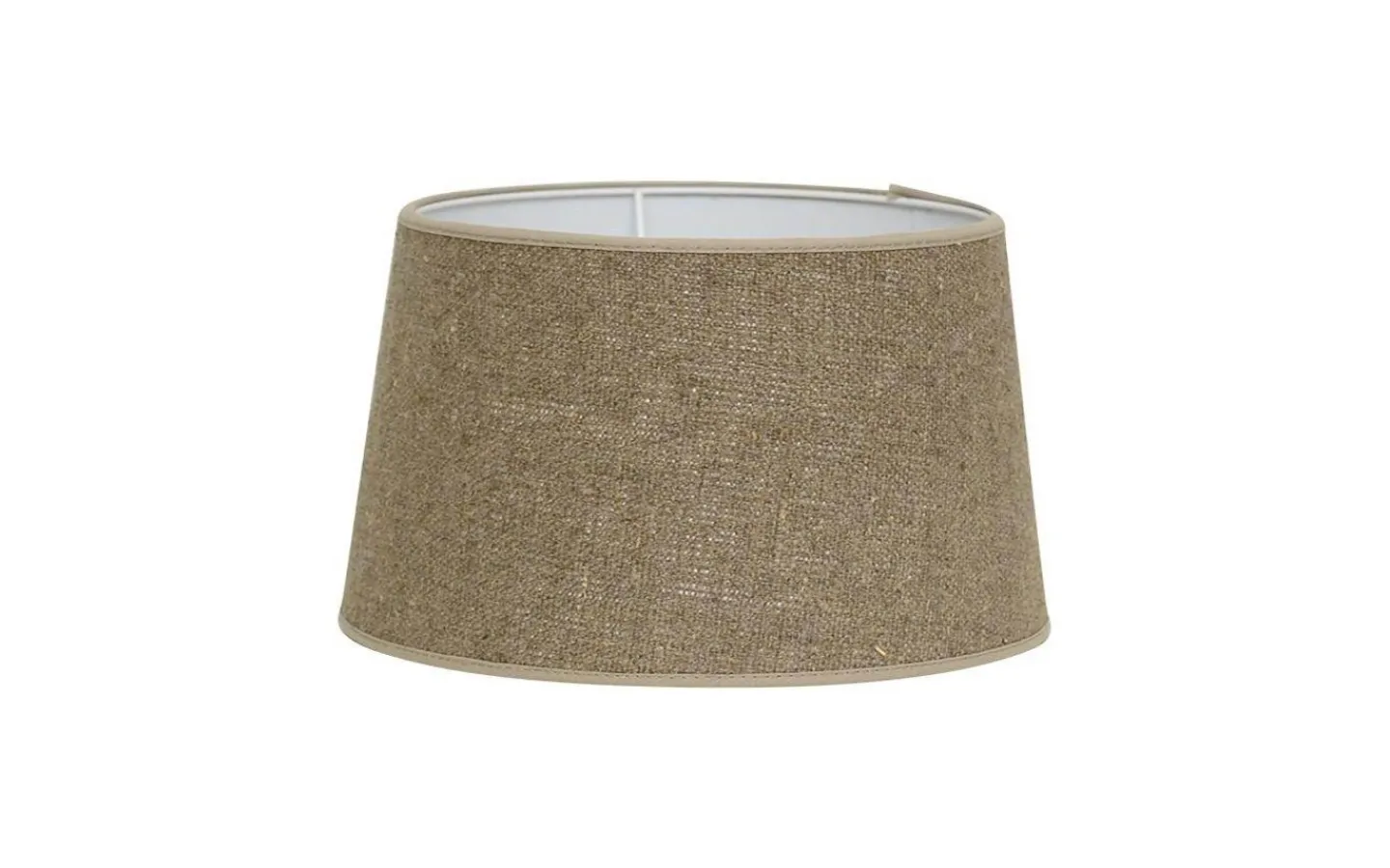 Ovala Lampskärmar-Hallbergs Jute Oval Lampskärm 20cm Natur