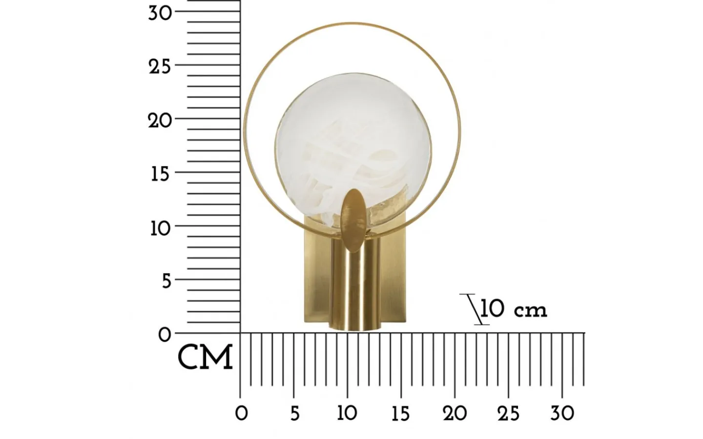 Lampetter-Mauro Ferretti Kappa Vägglampa 29cm Guld
