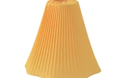 Toppringsskärmar < Hallbergs Karin Plisserad Toppringskärm Ø25cm Satin Gul