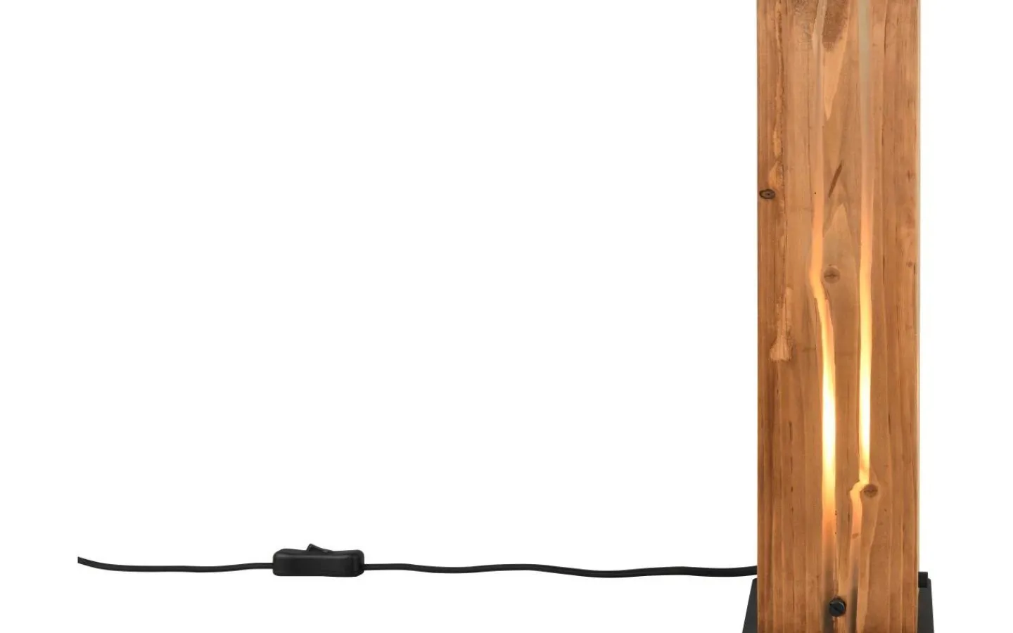 Bordslampor-Trio Lighting Karuni Bordslampa E27 matt svart/trä