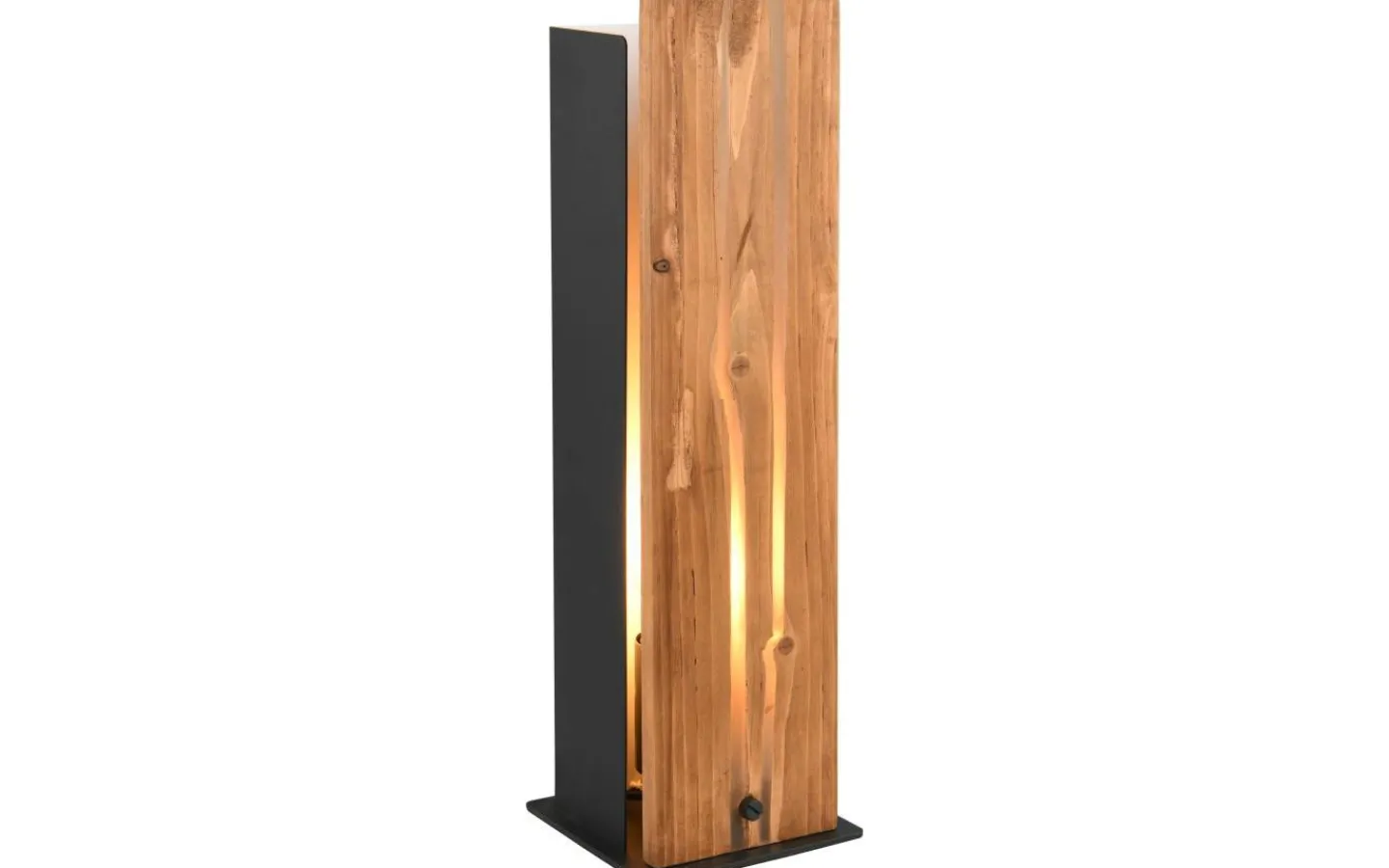 Bordslampor-Trio Lighting Karuni Bordslampa E27 matt svart/trä