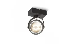 Takspot Med 1 Lampa < Rendl Kelly Takspotlight 14cm LED 12W 3000K Svart