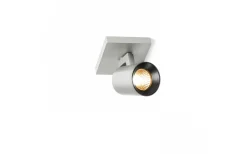 Takspot Med 1 Lampa-Rendl Kenny I Takspotlight 11cm Aluminium/Svart