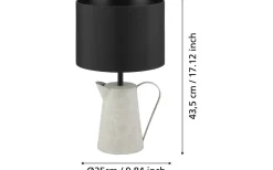 Bordslampor-Eglo Kensal Bordslampa 44cm Grå