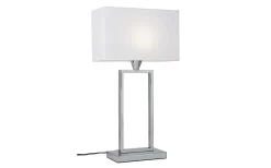 Vardagsrum|Sovrum-Cottex Kensington Bordslampa 51cm Krom/Vit
