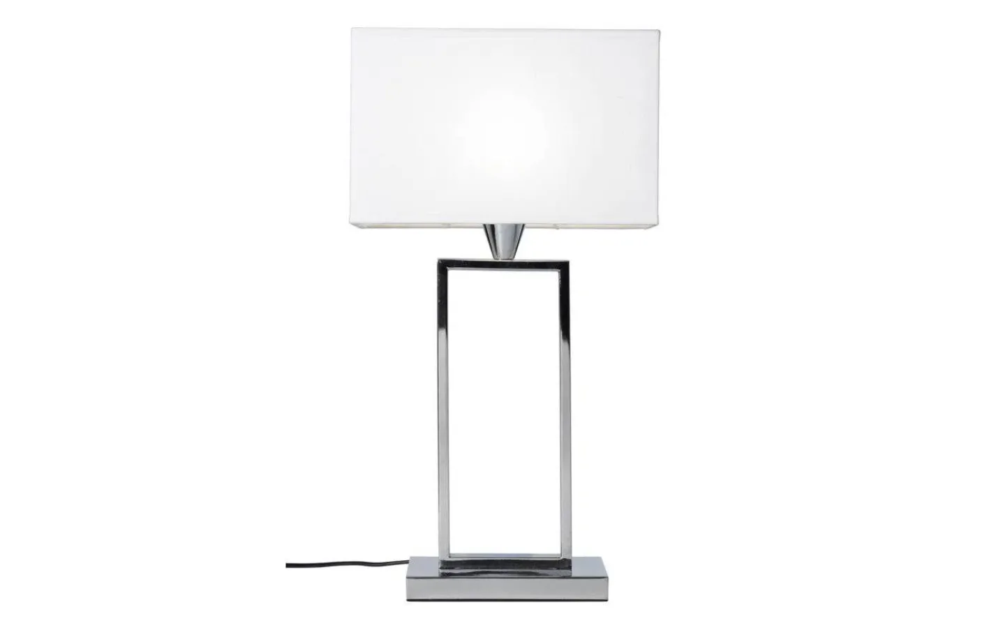 Vardagsrum|Sovrum-Cottex Kensington Bordslampa 51cm Krom/Vit