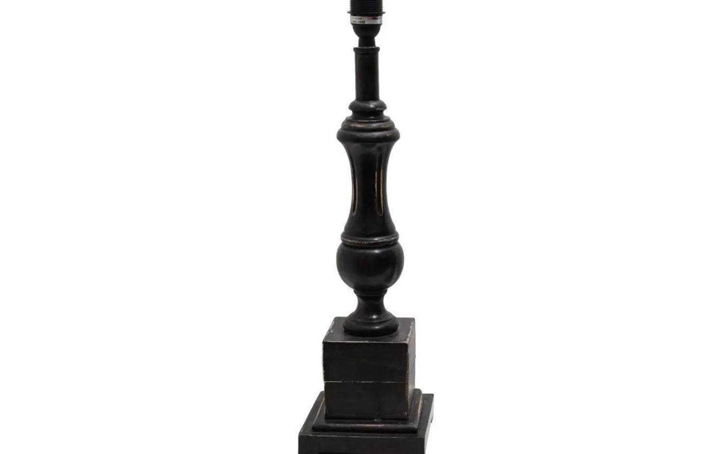 Lampfötter < Hallbergs Kingston Lampfot 56cm Vintage Svart