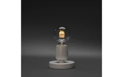 Inomhusdekorationer Batteri|Bordslampor-Konstsmide Klapp Batteridriven Bordslampa LED 19,5cm Vit