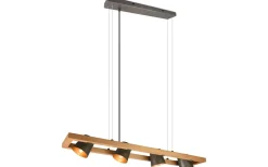 Avlånga Taklampor-Trio Lighting Klockpendel 4-delad E14 antik stål