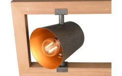 Avlånga Taklampor-Trio Lighting Klockpendel 4-delad E14 antik stål