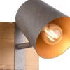 Läslampor < Trio Lighting Klock Spotlight E14 antik stål