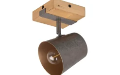 Läslampor < Trio Lighting Klock Spotlight E14 antik stål