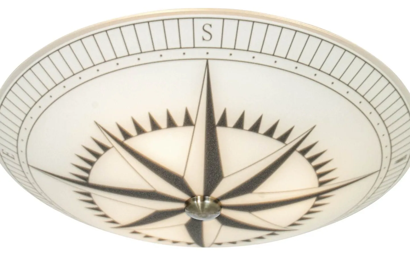 Plafonder < Aneta Kompass Plafond 42cm Vit/Svart