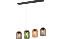 Avlånga Taklampor < Trio Lighting Korkpendel 4-delat E27 flerfärgat