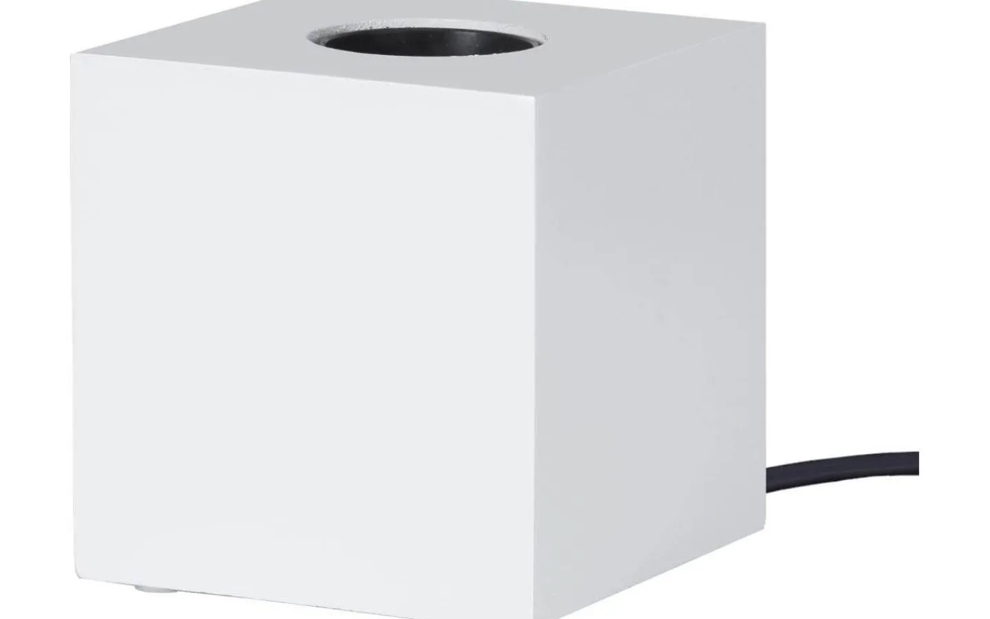 Vardagsrum|Bordslampor-Star Trading Kub Bordslampa E27 9cm Vit