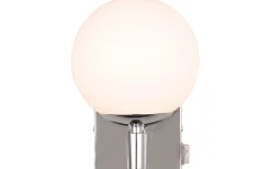 Badrumslampor Vägg-Trio Lighting Kula H2O Vägglampa 1-del E14 krom IP44