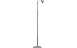 Klassiska Golvlampor|Golvfötter < Hallbergs Kurtan Golvfot 150cm Mattad Silver