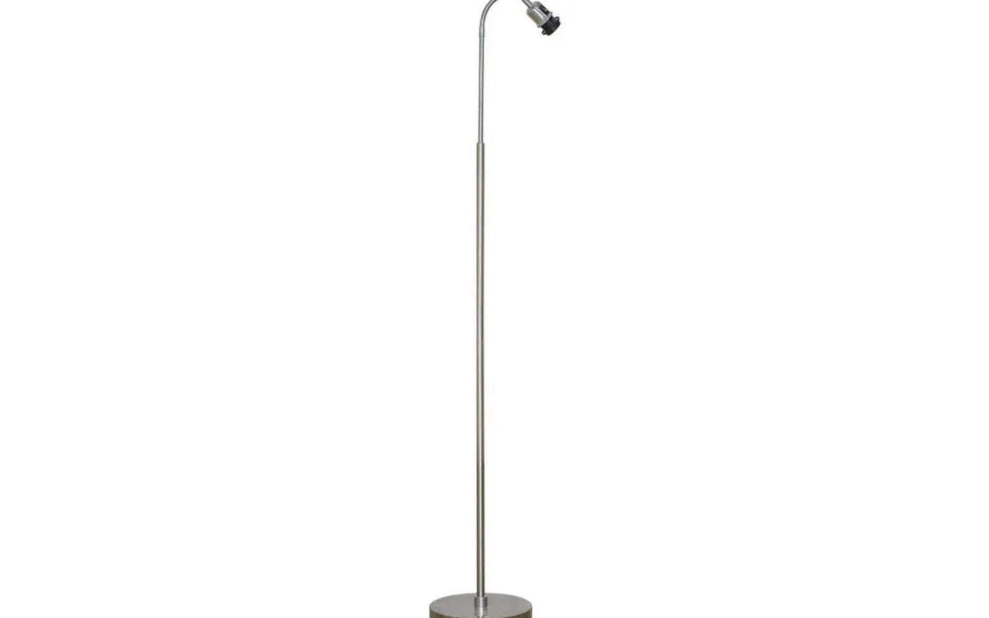 Klassiska Golvlampor|Golvfötter < Hallbergs Kurtan Golvfot 150cm Mattad Silver