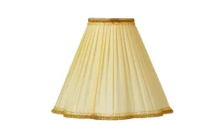 Toppringsskärmar|Plisserade Lampskärmar < ArmaturHantverk Kurtan Toppringskärm Ø25cm Gul