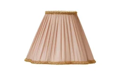 Toppringsskärmar|Plisserade Lampskärmar < ArmaturHantverk Kurtan Toppringskärm Ø22cm Nougat