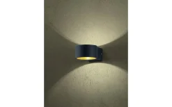 Lampetter < Trio Lighting Lacapo Vägglampa LED svart/guld