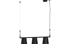 Avlånga Taklampor-Eglo Lacey Taklampa 78cm Svart