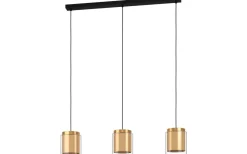 Avlånga Taklampor-Eglo Lagunitas Taklampa 91cm 3L Guld