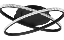 Plafonder < Reality Lane Plafond LED mattsvart/kristalleffekt 4000K