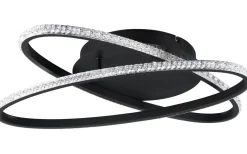 Plafonder < Reality Lane Plafond LED mattsvart/kristalleffekt 4000K
