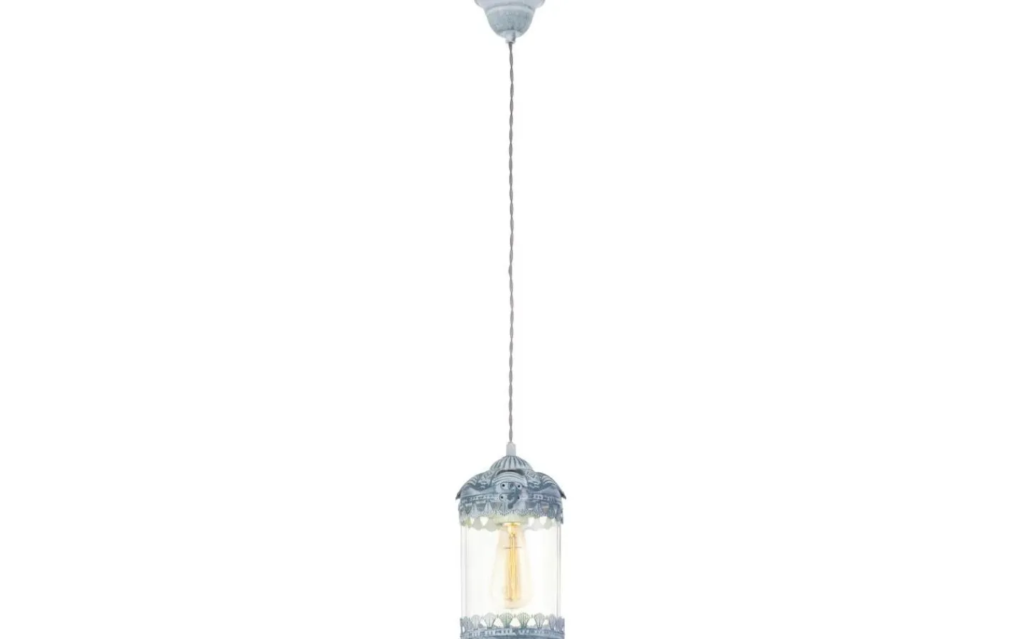 Fönsterlampor-Eglo Langham Fönsterlampa 14cm Grå