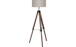 Golvlampor < Eglo Lantada Golvlampa 143cm Svart/Taupe