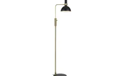Golvläslampor < Markslojd Larry Golvlampa 146cm Svart/Mässing