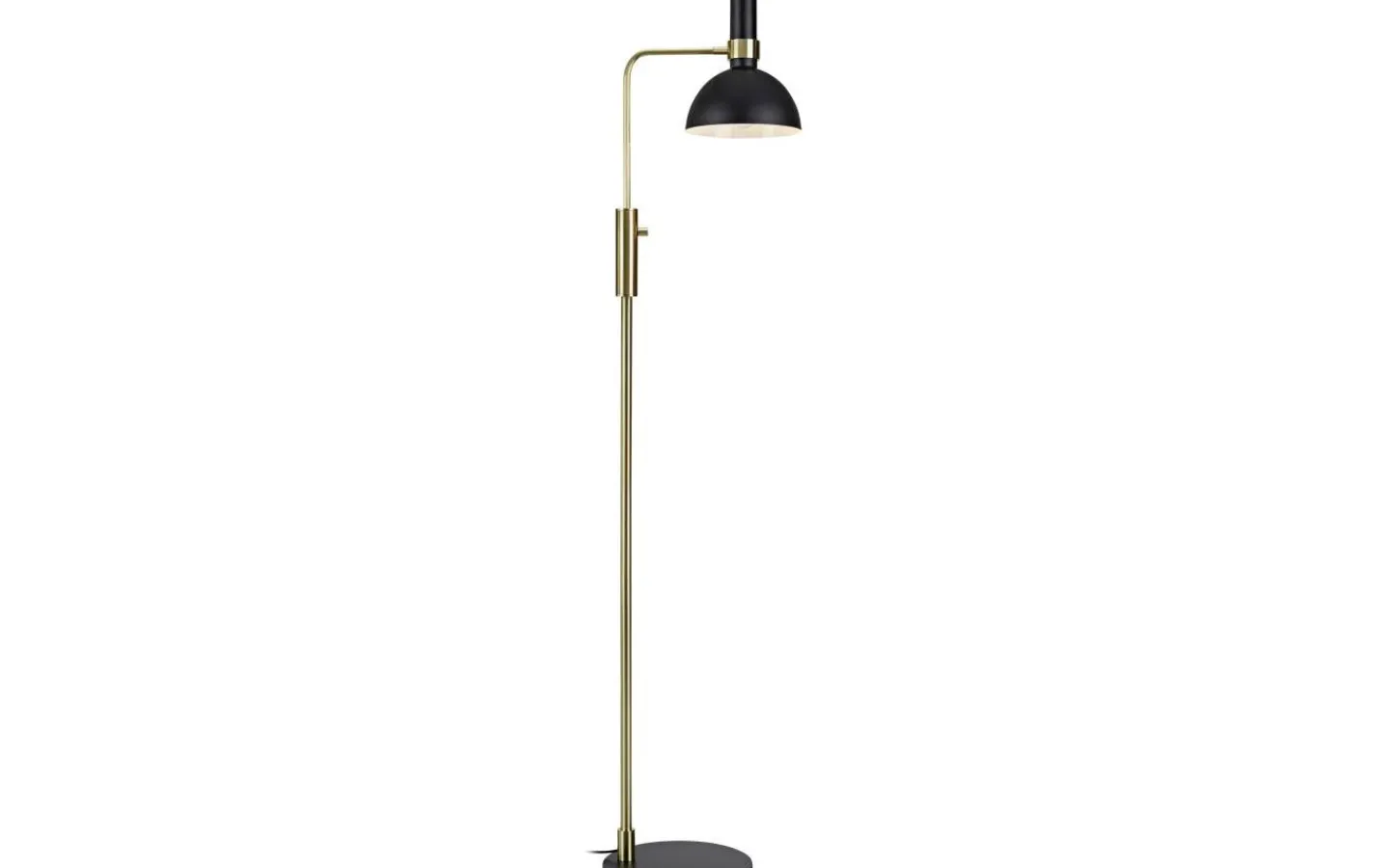 Golvläslampor < Markslojd Larry Golvlampa 146cm Svart/Mässing