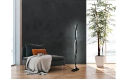 Golvlampor < Eglo Lasana 3 Golvlampa 142cm LED 3000K 32W Svart