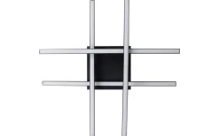 Plafonder-Eglo Lasana Plafond 50cm LED 3000K 21W Svart