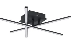 Plafonder-Eglo Lasana Plafond 50cm LED 3000K 10,5W Svart