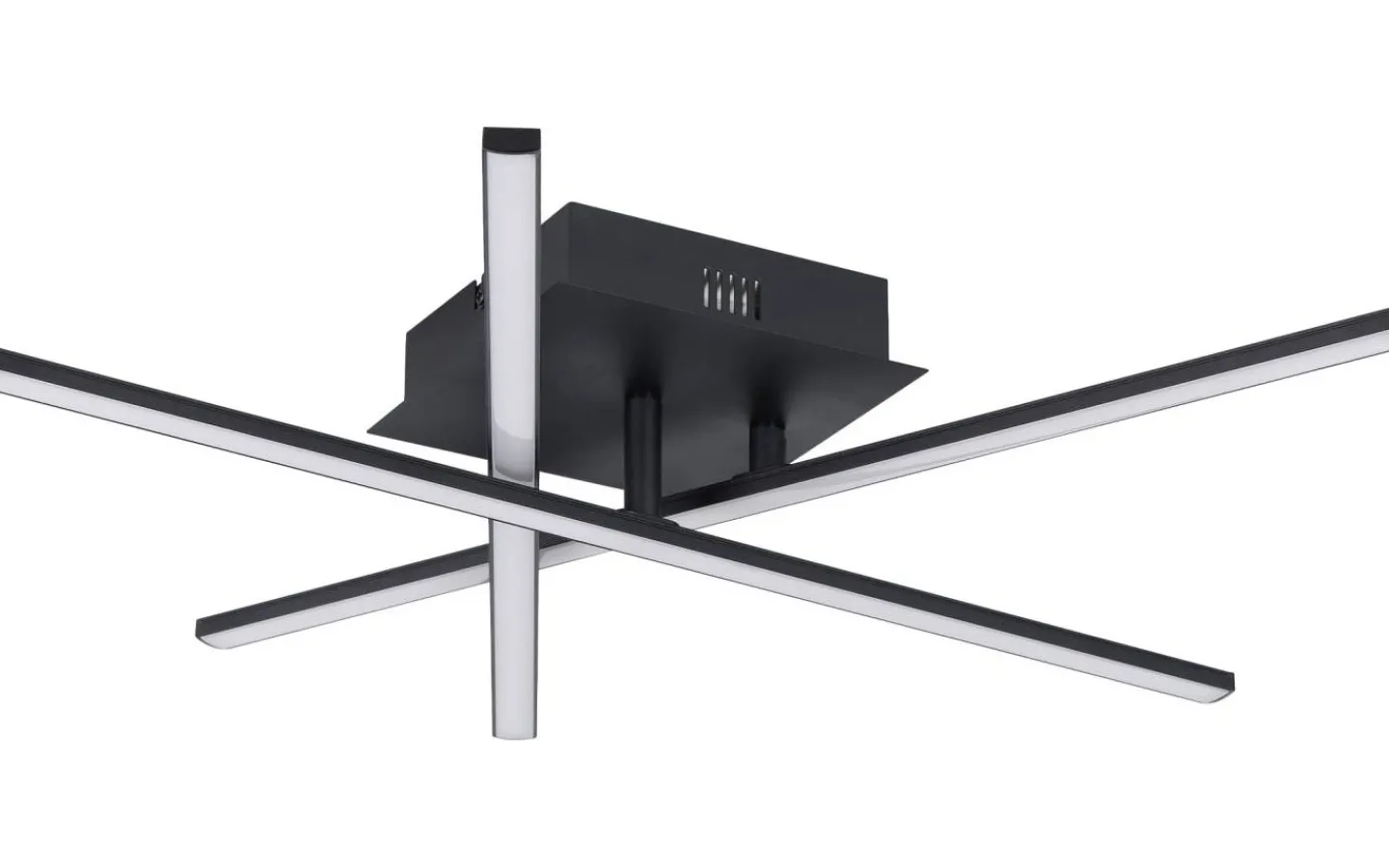 Plafonder-Eglo Lasana Plafond 50cm LED 3000K 10,5W Svart