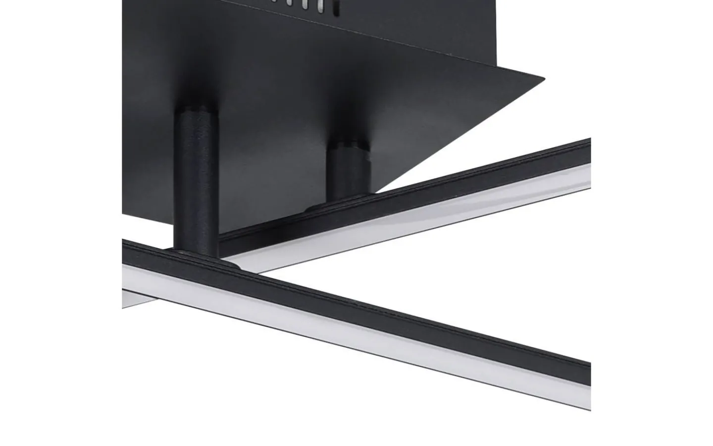 Plafonder-Eglo Lasana Plafond 50cm LED 3000K 10,5W Svart