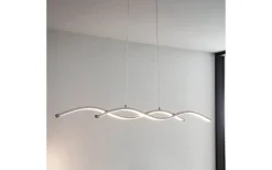 Avlånga Taklampor < Eglo Lasana 2 Taklampa 87cm LED 3000K 2x9W Krom