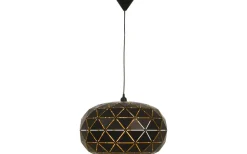 Stora Taklampor Ø50-69 Cm < Aneta Lattice Taklampa 50cm Svart/Guld