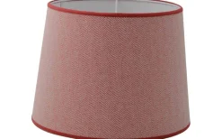 Enfärgade Runda Lampskärmar < Hallbergs Lauren Lampskärm Ø24cm Röd