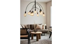 Stora Taklampor Ø70-150 Cm < Markslojd Lavello Taklampa 9L 95cm Svart