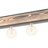 Plafonder < Eglo Layham Plafond 76cm 4L Trä/Svart