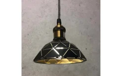 Fönsterlampor-Oriva Lazer Fönsterlampa 15cm Svart/guld
