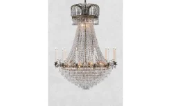 Kristallkronor-Markslojd Läckö Kristallkrona Antik 92cm 15xE14